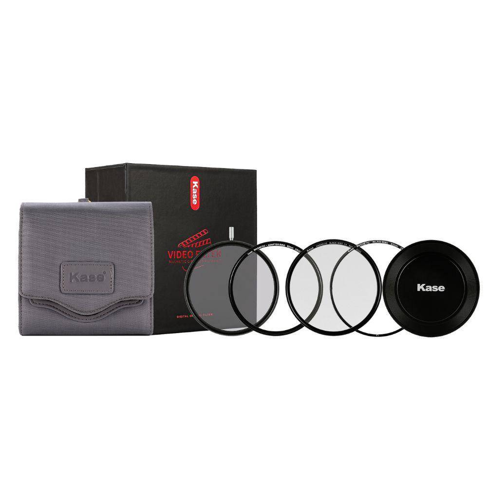 KW Revolution Magnetic Video Filter Set with variable polarising filter and Black Mist 1/4 filter KW Revolution Magnetic Video Filter Set with variable polarising filter and Black Mist 1/4 filter