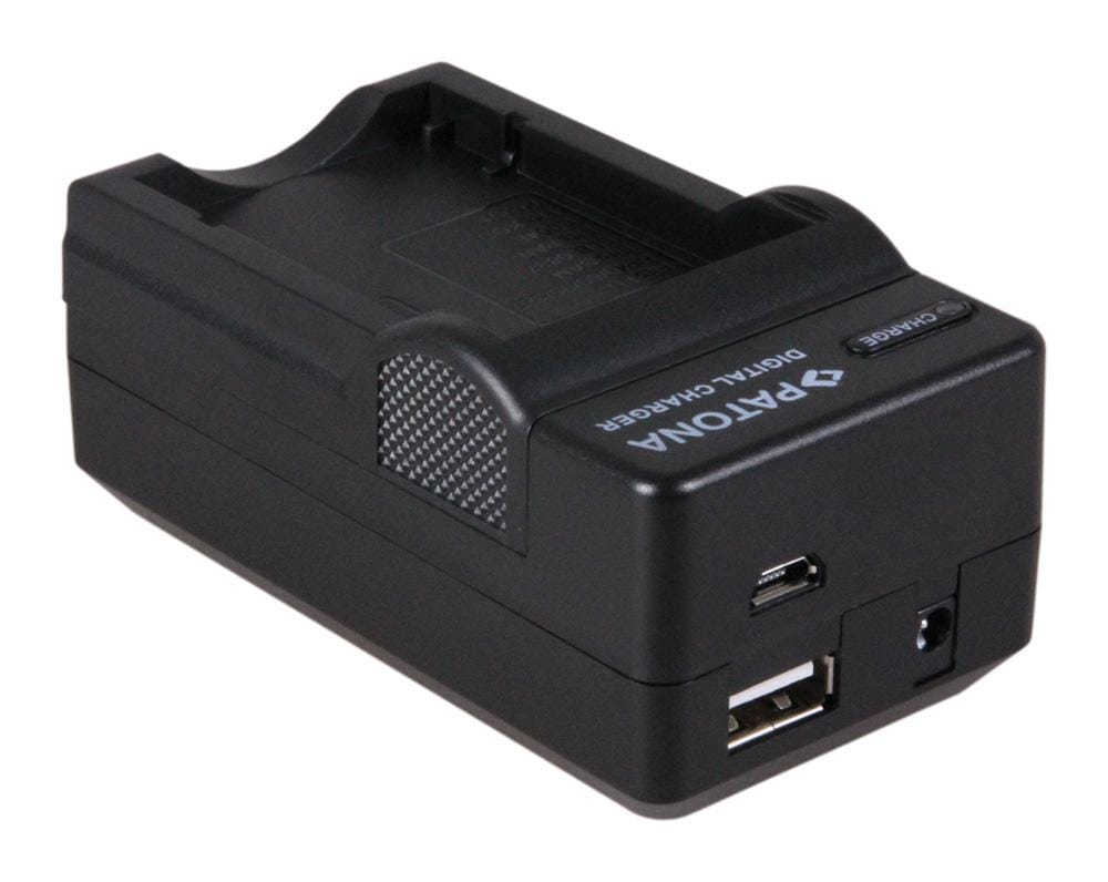 Caricabatterie PATONA 4in1 per batteria Fuji NP-40 NP40 Finepix A700 F455 F460