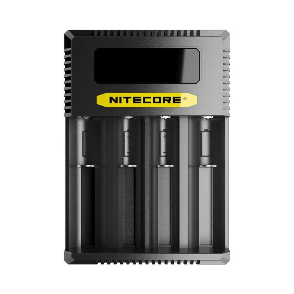 Nitecore Ci4 Carregador inteligente para baterias de iões de lítio 4 ranhuras USB C Nitecore Ci4 Carregador inteligente para baterias de iões de lítio 4 ranhuras USB C