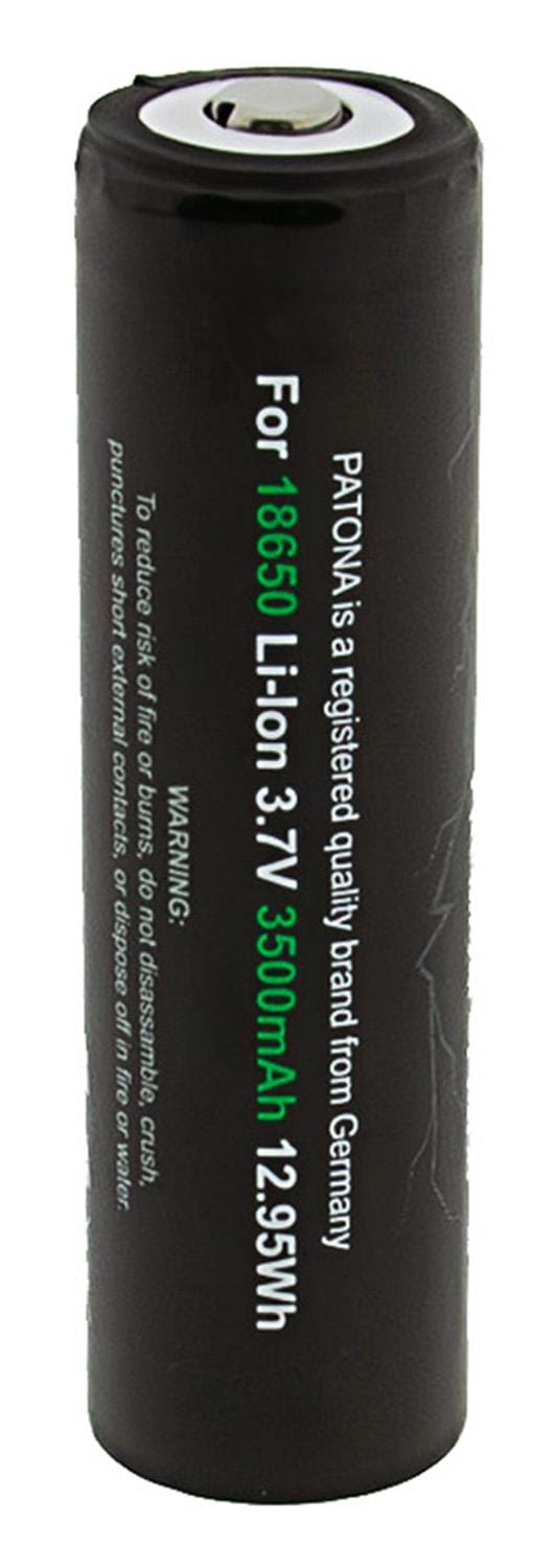 PATONA Premium 18650 Li‑Ion batteria non protetta Sharp/Button Top 3,7 V 3500 mAh PATONA Premium 18650 Li‑Ion batteria non protetta Sharp/Button Top 3,7 V 3500 mAh