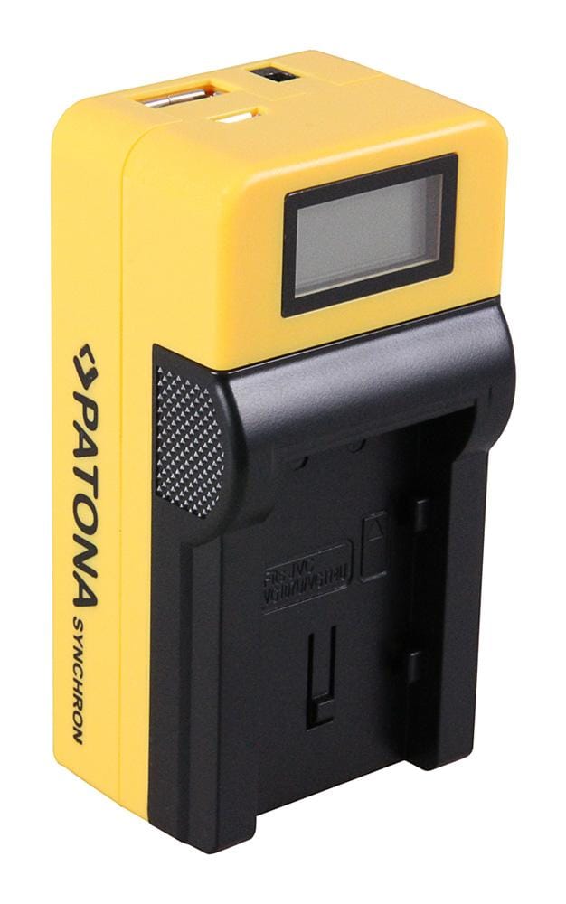 PATONA Caricatore USB Sincrono per JVC AAVG1 AA-VG1 AAVG1E con Display LCD PATONA Caricatore USB Sincrono per JVC AAVG1 AA-VG1 AAVG1E con Display LCD