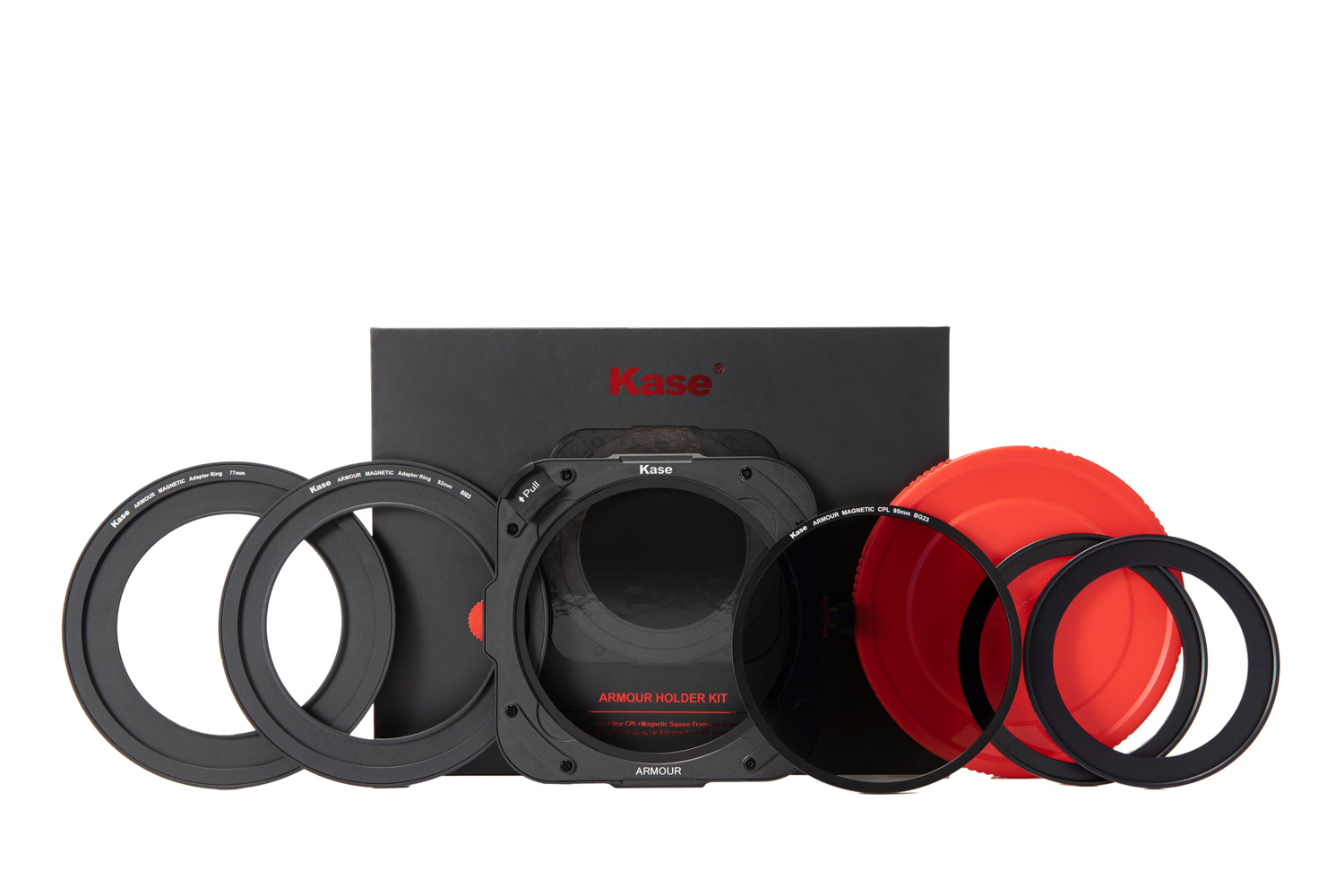 Juego de portafiltros ARMOUR incl. filtro polarizador y 2 marcos Juego de portafiltros ARMOUR incl. filtro polarizador y 2 marcos