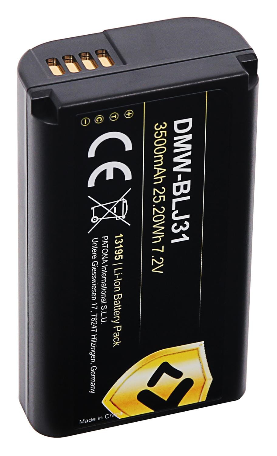 PATONA PROTECT bateria para Panasonic DMW-BLJ31 Lumix DC-S1 DC-S1R DC-S1H