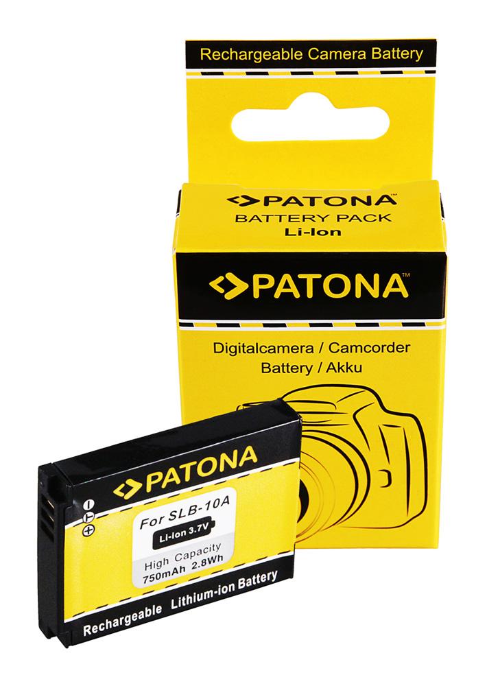 PATONA bateria do Samsung Digimax ES50 ES55 IT100 L100 SLB-10 SLB10a