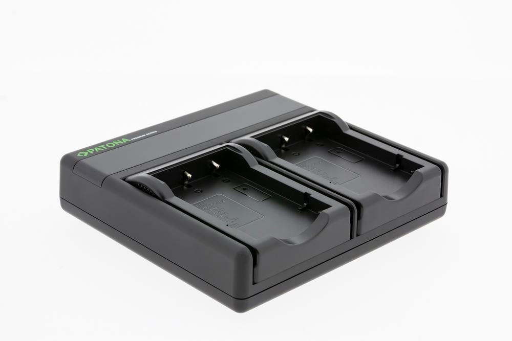 Carregador PATONA Premium Dual PD de alto desempenho para Fuji NP-40 com entrada/saída USB‑C