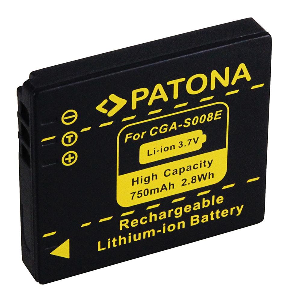 PATONA batería para Panasonic DMC-FX30 FX-30 CGA-S008E DMW-BCE10E