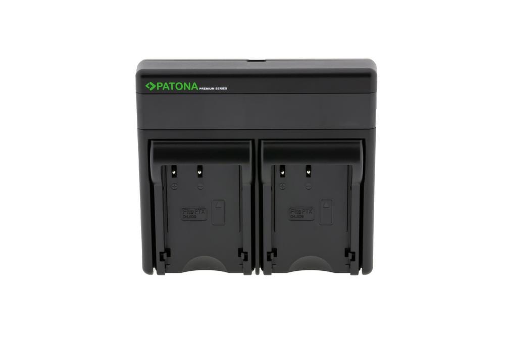 PATONA Premium Dual PD Performance Charger for Pentax D‑LI109 with USB‑C input/output