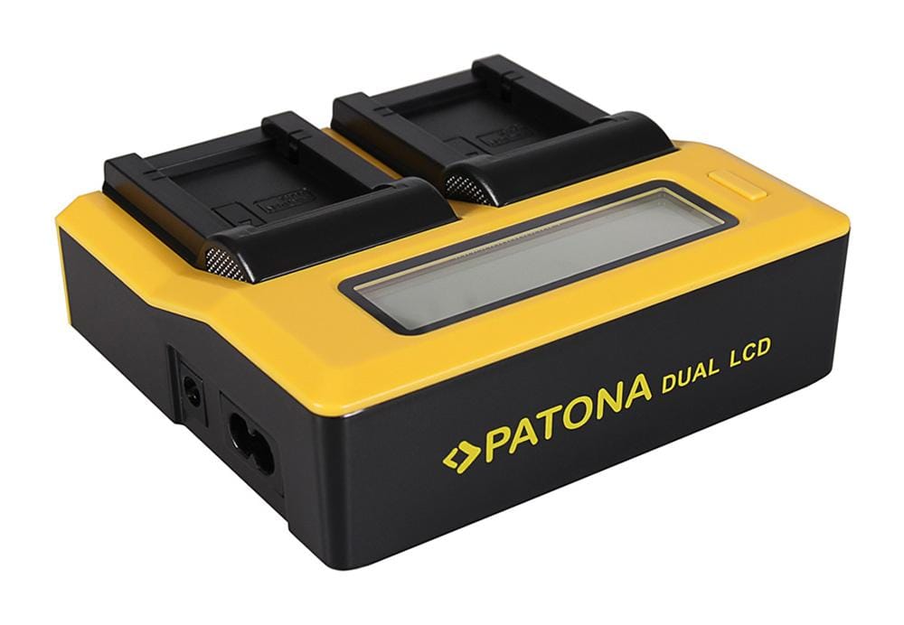 PATONA Dual LCD USB Caricatore per Panasonic BPDC9 BPDC9E BP-DC9E DC9 DC-9 BMB9 PATONA Dual LCD USB Caricatore per Panasonic BPDC9 BPDC9E BP-DC9E DC9 DC-9 BMB9