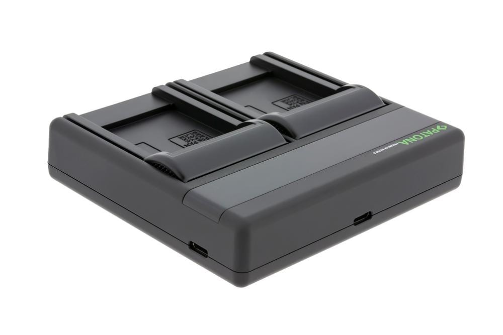 PATONA Premium Dual PD Performance Charger for Panasonic DMW-BCF10E including USB‑C Input/Output PATONA Premium Dual PD Performance Charger for Panasonic DMW-BCF10E including USB‑C Input/Output