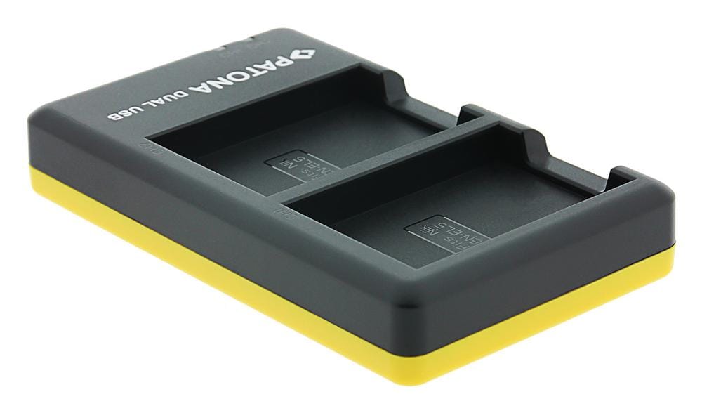 Carregador rápido dual PATONA para Nikon EN-EL5+ ENEL5 com cabo USB-C