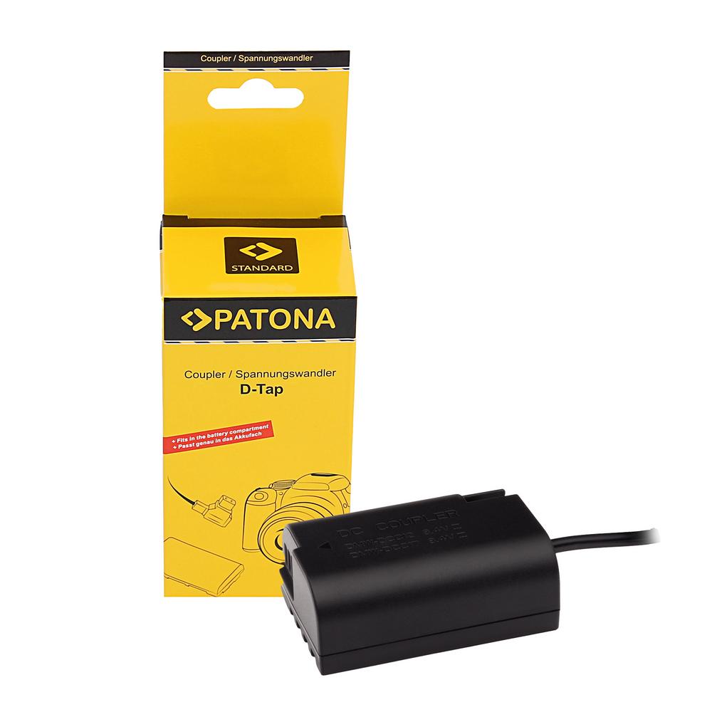 PATONA Adaptateur d’alimentation D‑TAP Input pour Panasonic DMW‑BLK22 DC‑S5 G9 GH5 GH5S GH6 PATONA Adaptateur d’alimentation D‑TAP Input pour Panasonic DMW‑BLK22 DC‑S5 G9 GH5 GH5S GH6