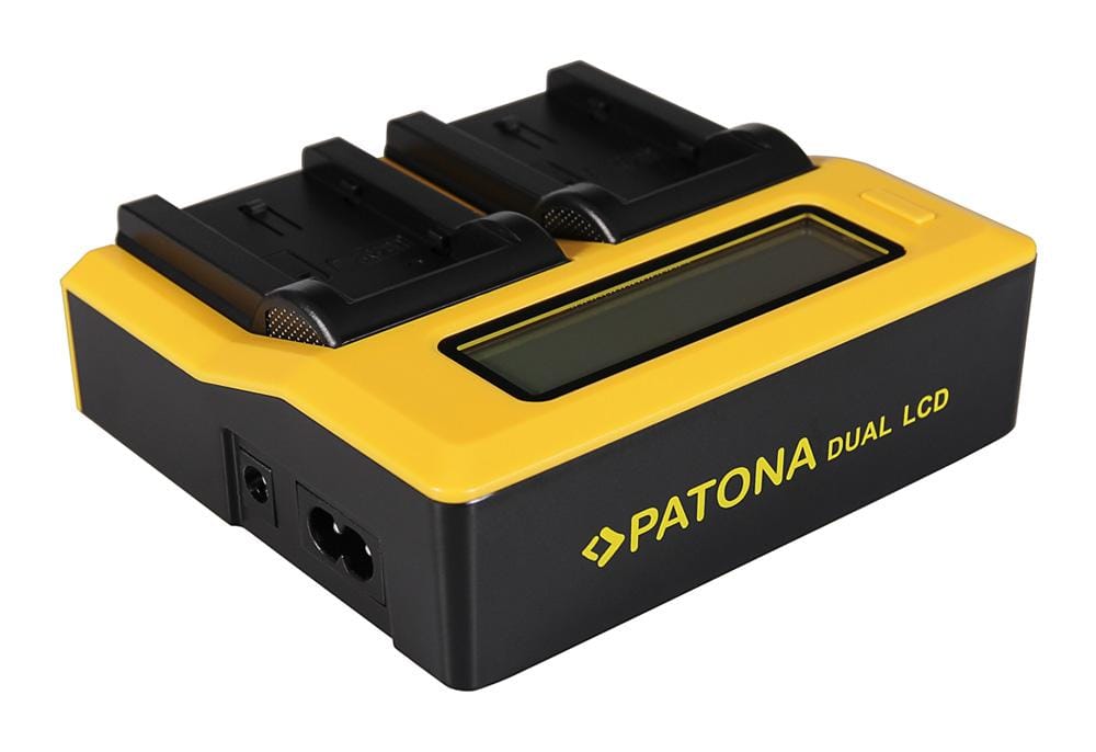 PATONA Dual LCD USB Caricatore per batterie JVC BNVF808 BN-VF808 BNVF808U BN-VF808U