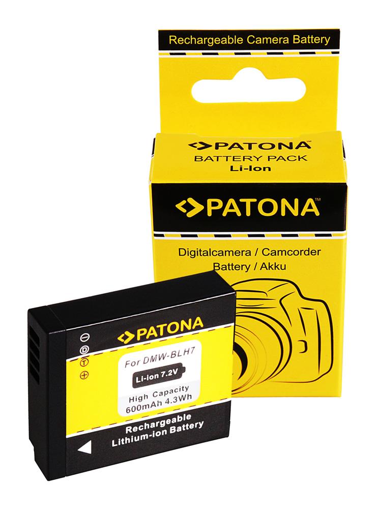 Bateria PATONA para Panasonic DMC-GM1 DMW-BLH7E GM1 BLH7E