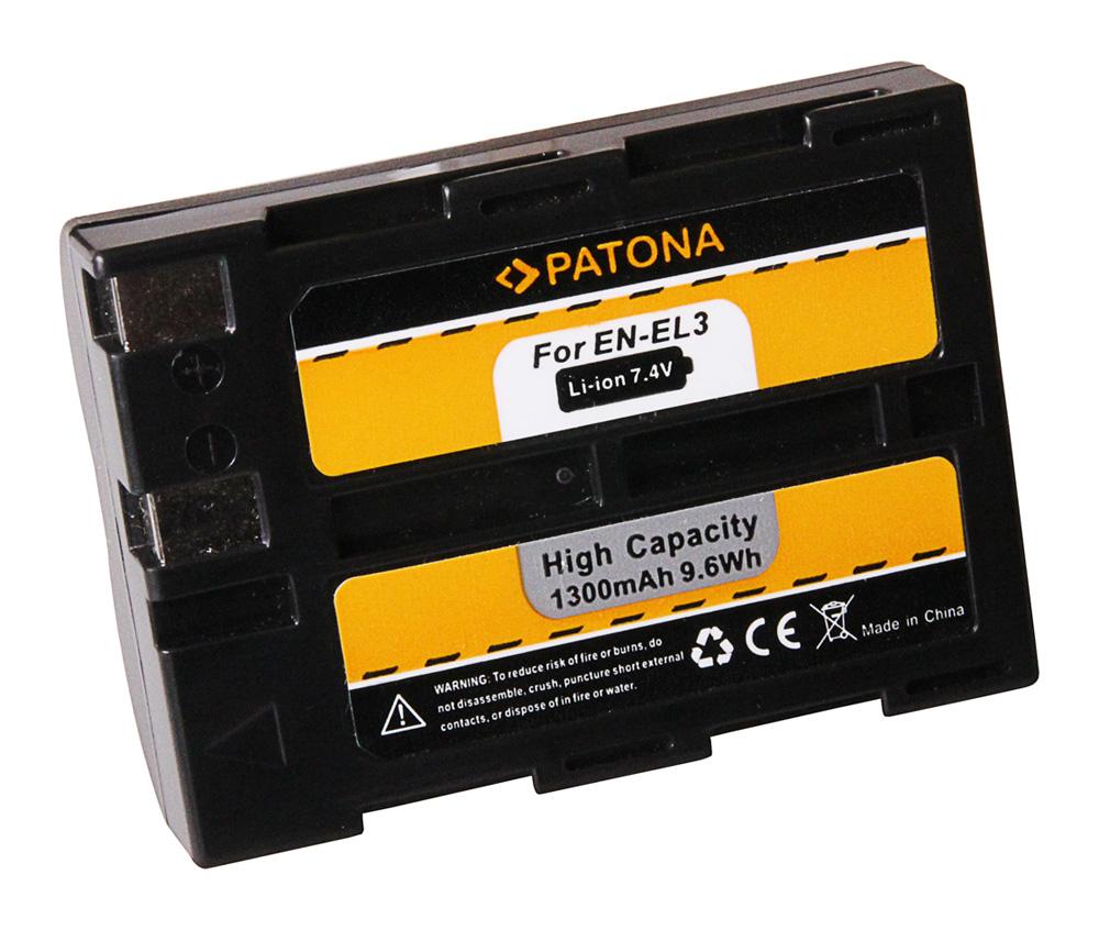 PATONA bateria do Nikon EN-EL3 D50 D70 D100 SLR SD9