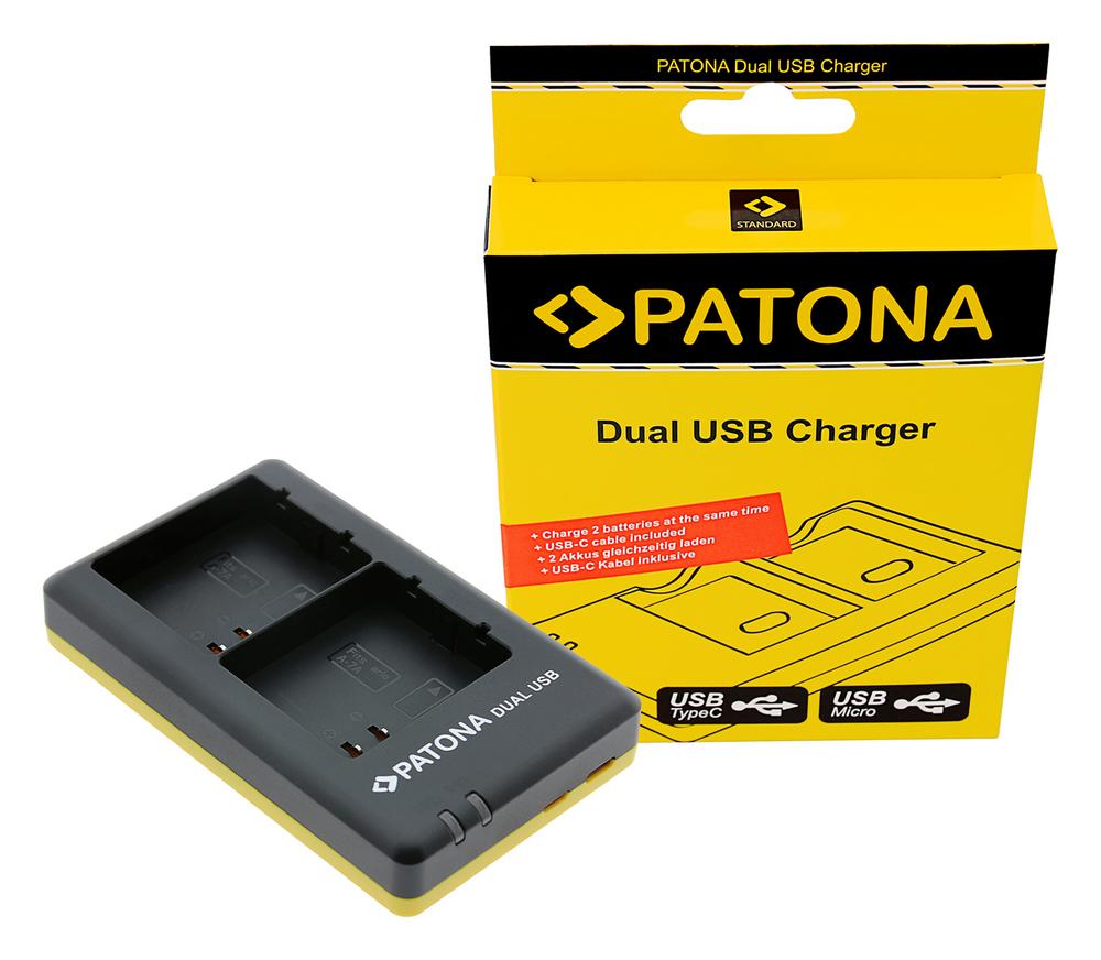 Carregador Dual USB PATONA para Arlo A-7A, A-14, Pro 3/4, FB-1001, 2 GB, VML2030, Ultra 2, inclui cabo USB‑C Carregador Dual USB PATONA para Arlo A-7A, A-14, Pro 3/4, FB-1001, 2 GB, VML2030, Ultra 2, inclui cabo USB‑C