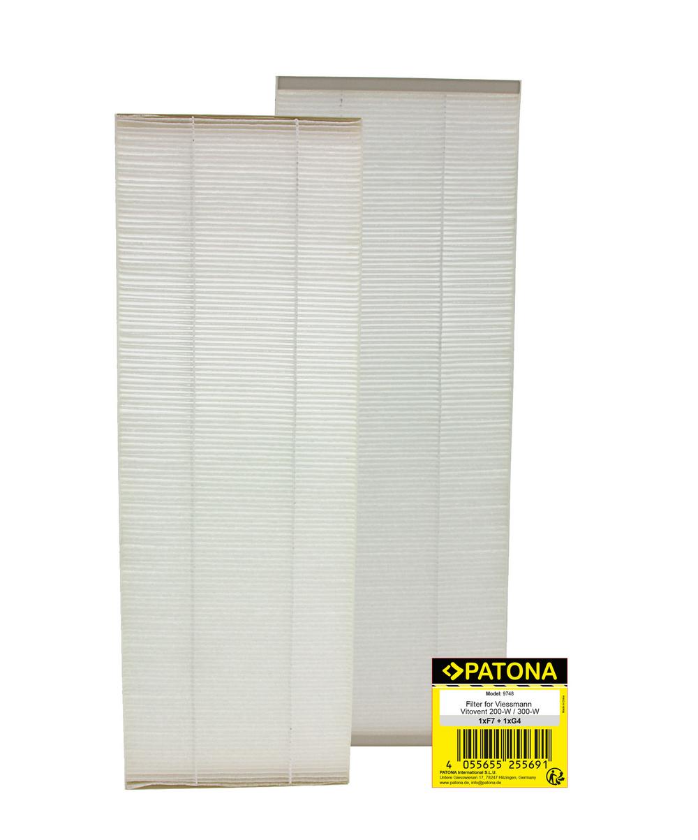 Filtre PATONA 1x G4 et 1x F7 pour Viessmann Vitovent 200-W/300-W