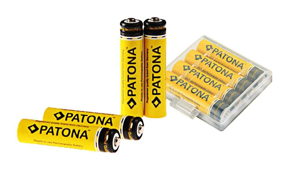 PATONA Micro Batteries 4 pcs AAA (LR3) 900 mAh with Box