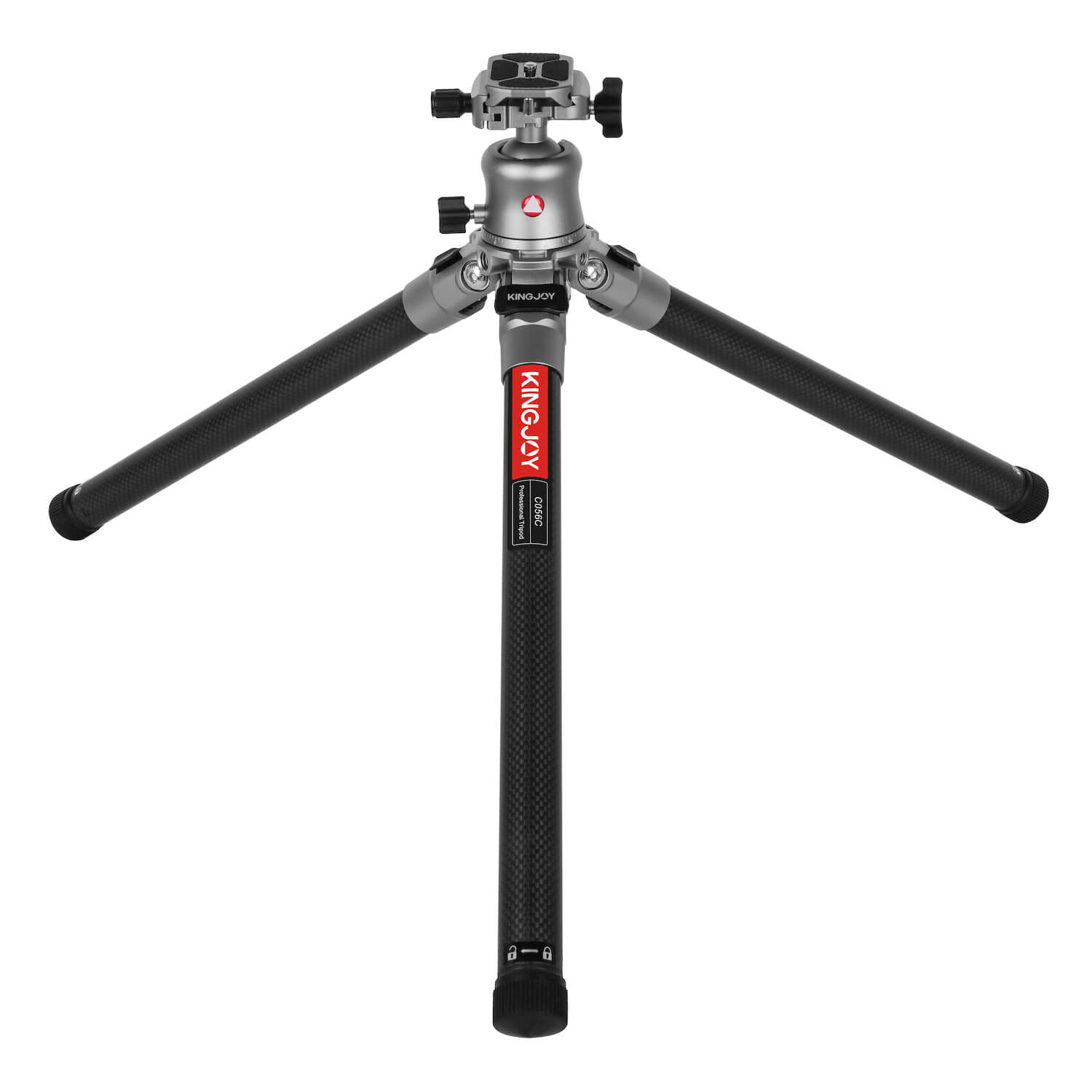 Travel tripod made of carbon C56C as a set with T20X tripod head Travel tripod made of carbon C56C as a set with T20X tripod head