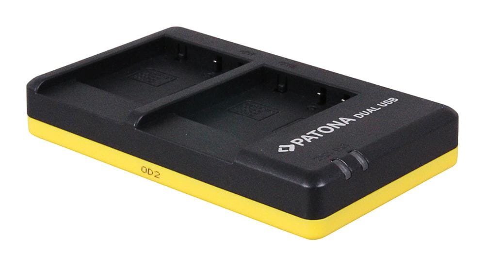 Caricabatterie Duale Rapido PATONA per Panasonic BCG10E BCG10, incluso cavo Micro-USB Caricabatterie Duale Rapido PATONA per Panasonic BCG10E BCG10, incluso cavo Micro-USB