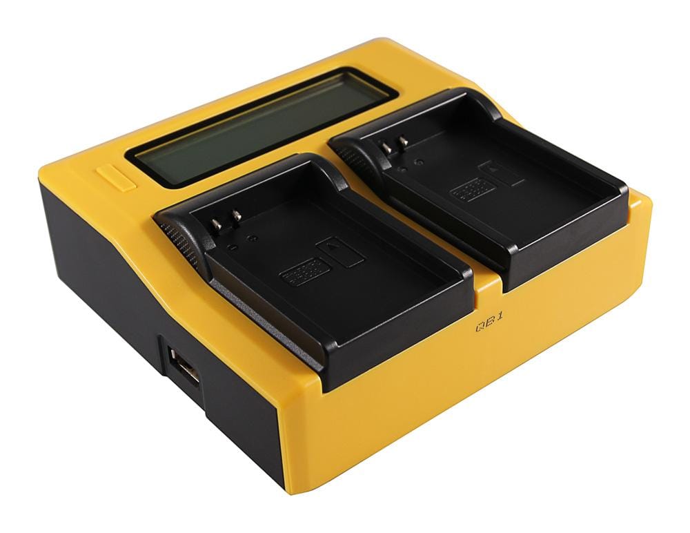 PATONA Carregador Dual LCD USB para Drift CFXDC02 HD Ghost