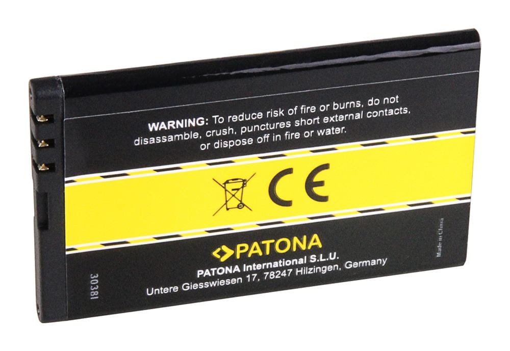 PATONA Battery for Nokia BL-4U 5530 8800 8900 3120 Classic 6212 E66