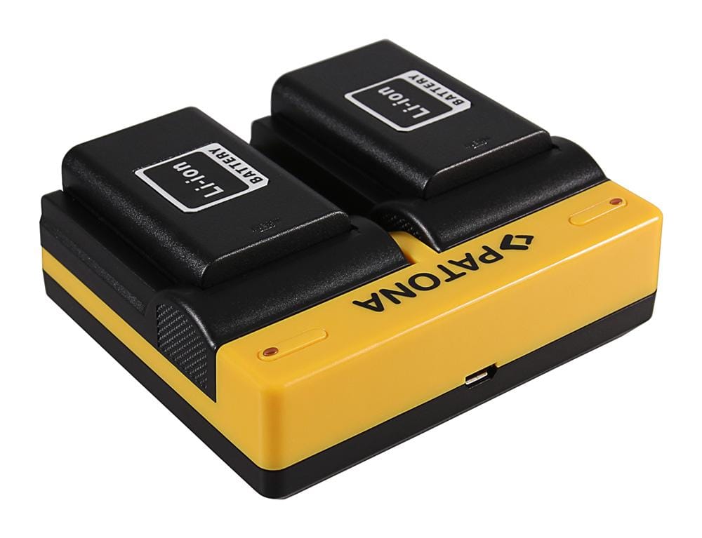 Chargeur Dual PATONA pour Samsung BP1310 NX10 NX100 NX11 avec câble Micro-USB Chargeur Dual PATONA pour Samsung BP1310 NX10 NX100 NX11 avec câble Micro-USB