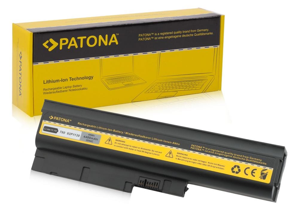 PATONA Bateria para IBM Lenovo ThinkPad T61 T60 R61 4400mAh