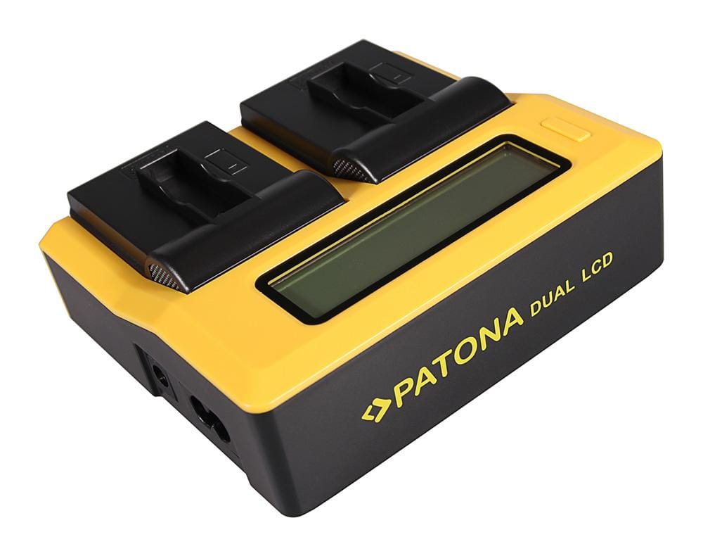 PATONA Dual LCD USB Charger for GoPro AHDBT-401 Hero4 Black Edition and Hero5 Black