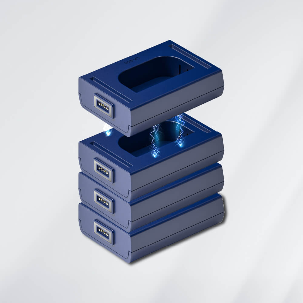 Adapter stacji dokującej do ładowarek Bronine 2-portowych i 4-portowych Adapter stacji dokującej do ładowarek Bronine 2-portowych i 4-portowych