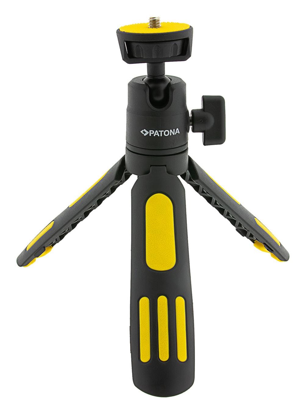 PATONA Extendable Tripod for Smartphones with Clip and Hot Shoe Mount