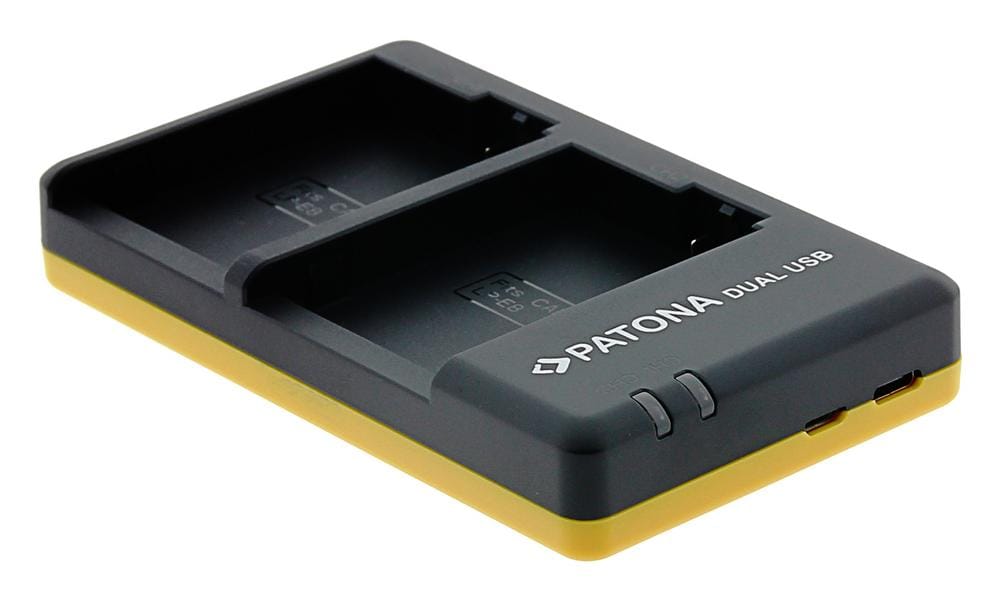 PATONA Chargeur Dual Rapide pour Canon LP‑E8 LPE8 avec câble USB‑C
