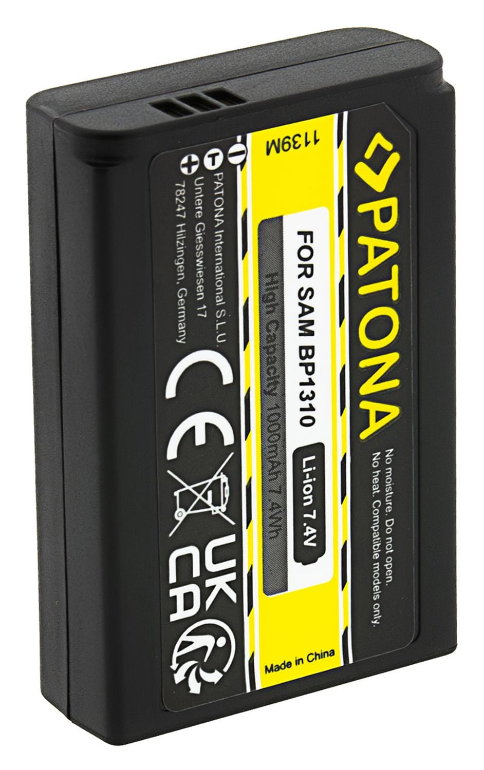 Batteria PATONA per Samsung BP-1310 BP1310 NX10 NX100 NX11 Batteria PATONA per Samsung BP-1310 BP1310 NX10 NX100 NX11