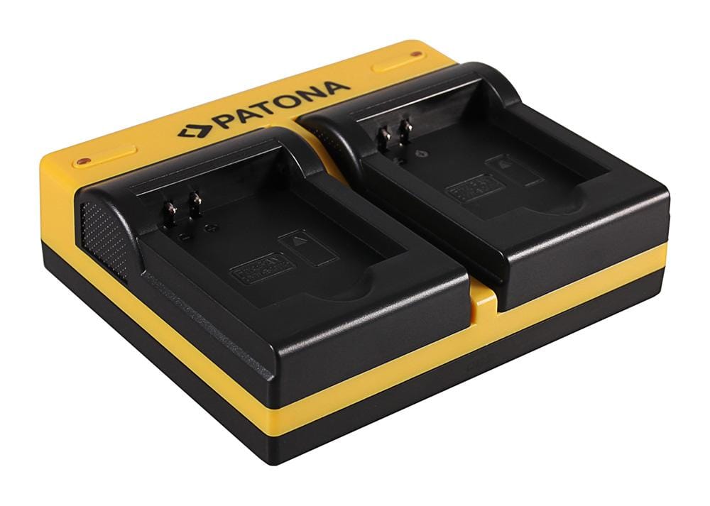 Caricatore Dual PATONA per Panasonic DMW-BCN10 Lumix DMCLF1 DMC-LF1 DMCLF1K DMC-LF1K con cavo Micro-USB