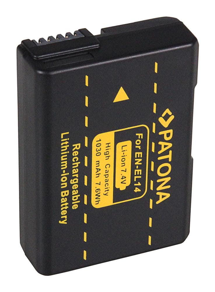 PATONA batteria per Nikon EN-EL14 P7100 P7000 D5100 D3200 D3100