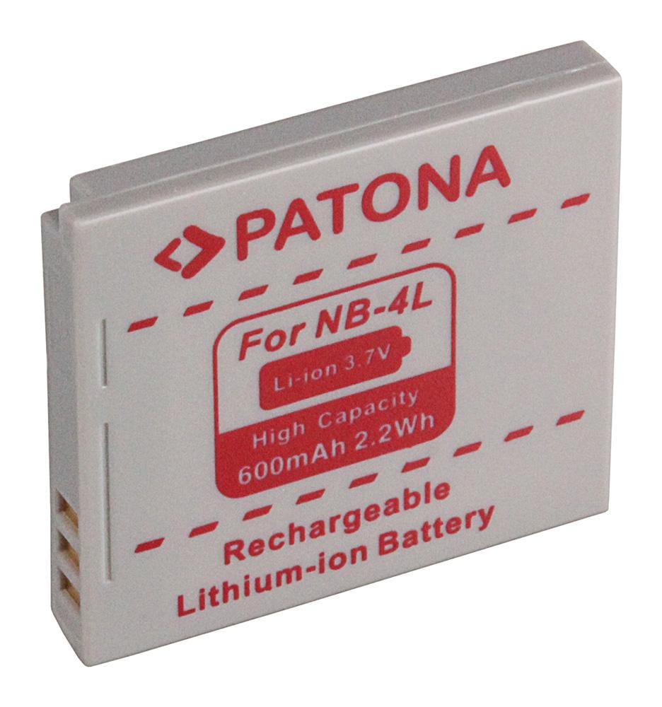 PATONA Batteria per Canon NB-4L NB4L Ixus 30 40 50 55 60 65 70 75 80