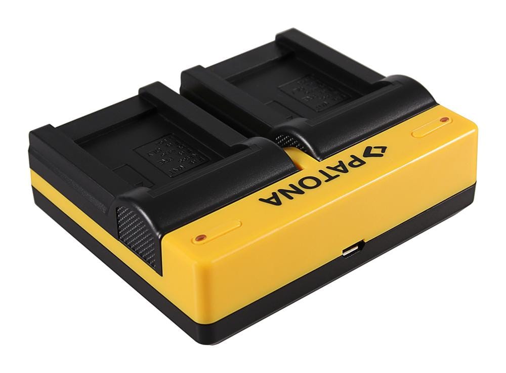 PATONA Dual Charger for Minolta NP-900 CS 6531N CS 6531-N CS5530 CS-5530 Minolta incl. Micro-USB