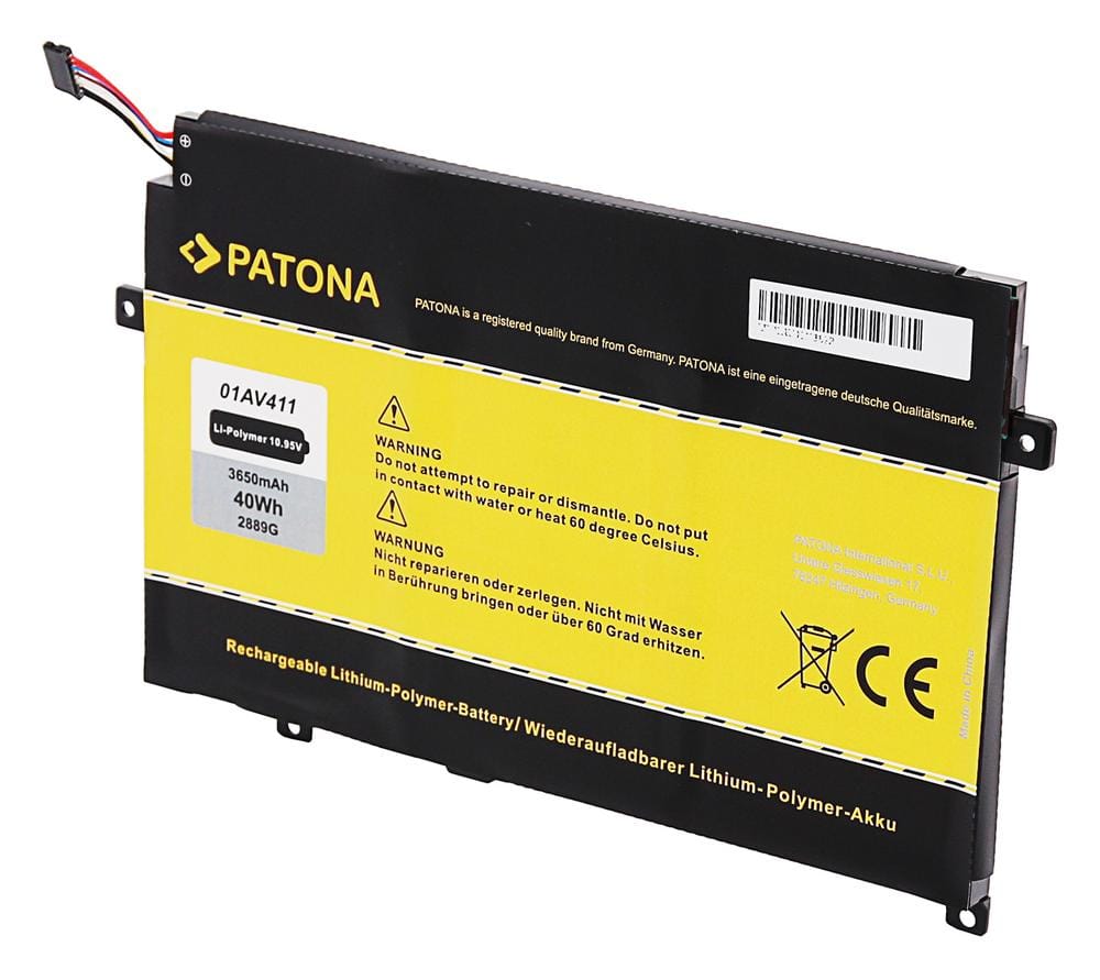 PATONA Akumulator dla Lenovo Thinkpad E470 E470C E475 01AV411 01AV412 01AV413 SB10K97568 SB10K97569