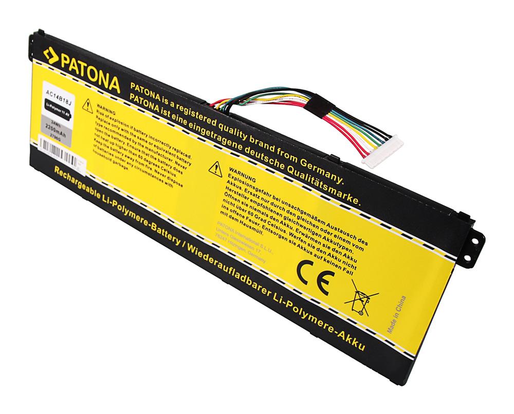 PATONA Battery for Acer AC14B18J Aspire E3-111 E3-112 E3-112M ES1-511 ES1-512 4ICP PATONA Battery for Acer AC14B18J Aspire E3-111 E3-112 E3-112M ES1-511 ES1-512 4ICP