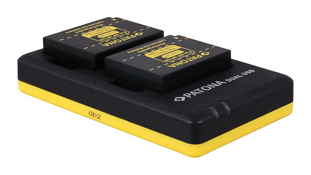 Carregador rápido dual PATONA para FinePix X-Pro 1 HS30 EXR com cabo Micro-USB Carregador rápido dual PATONA para FinePix X-Pro 1 HS30 EXR com cabo Micro-USB