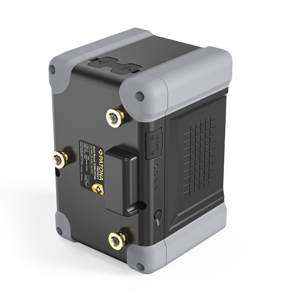 PATONA PROTECT Gold Mount Battery G300 PD100 297Wh USB‑C USB‑A 2× D‑Tap for Canon Panasonic Sony Gold Mount PATONA PROTECT Gold Mount Battery G300 PD100 297Wh USB‑C USB‑A 2× D‑Tap for Canon Panasonic Sony Gold Mount