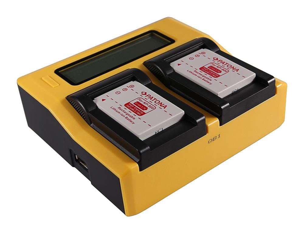 PATONA Chargeur USB LCD Double pour Minolta NP-900 CS 6531N CS 6531 N CS 5530 CS 5530 PATONA Chargeur USB LCD Double pour Minolta NP-900 CS 6531N CS 6531 N CS 5530 CS 5530