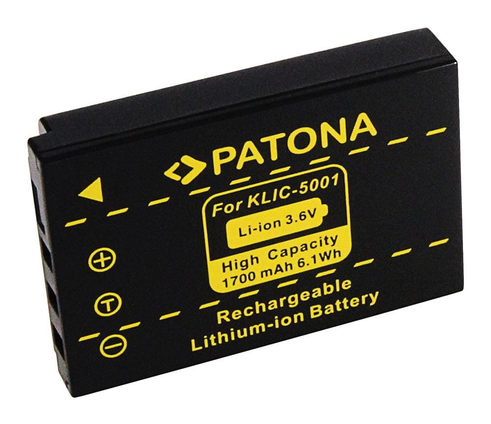 PATONA batteria per Kodak EasyShare Z730 DX7630 DX7590 Klic-5001