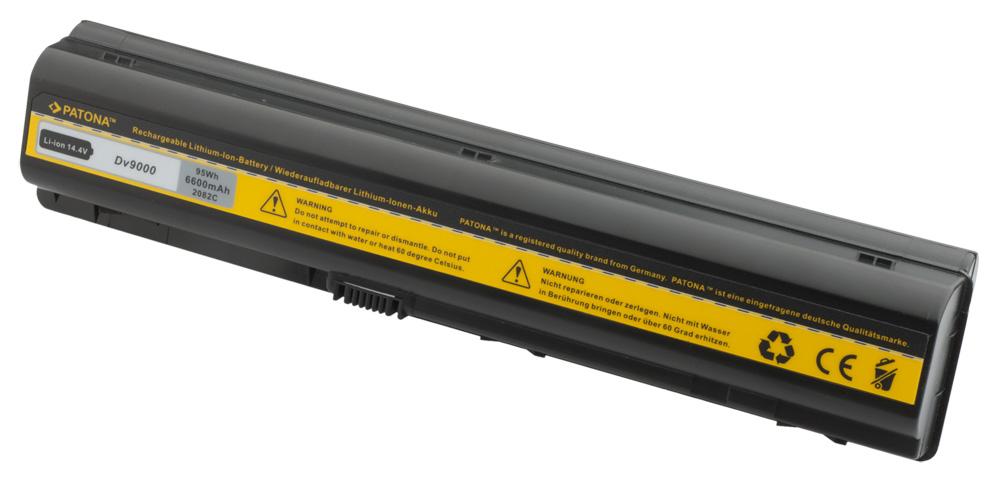 PATONA Battery for HP Pavilion DV9000 DV9100 DV9200 DV9500 6600 mAh PATONA Battery for HP Pavilion DV9000 DV9100 DV9200 DV9500 6600 mAh