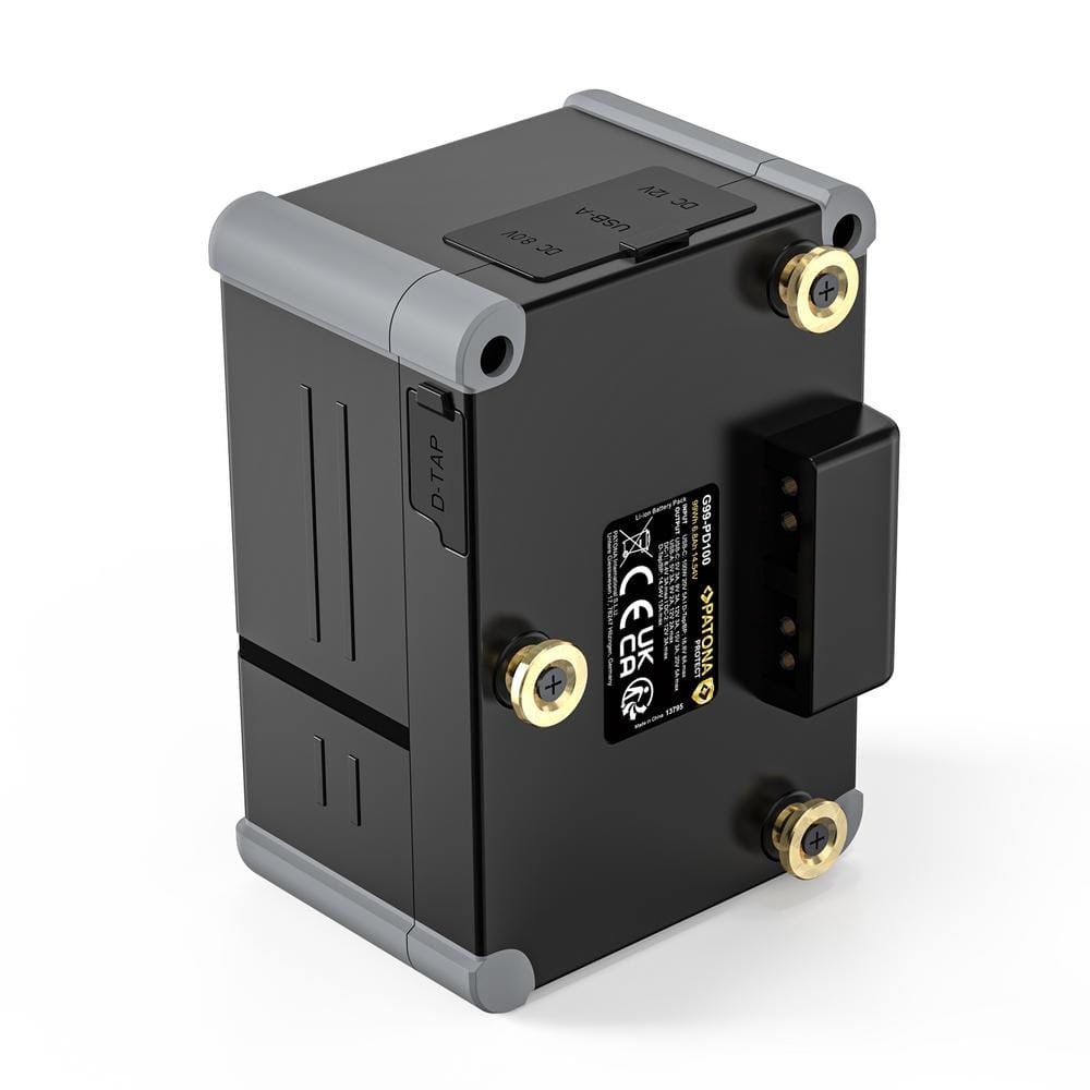 PATONA PROTECT Gold Mount Battery G99‑PD100 99 Wh for Canon Panasonic Sony