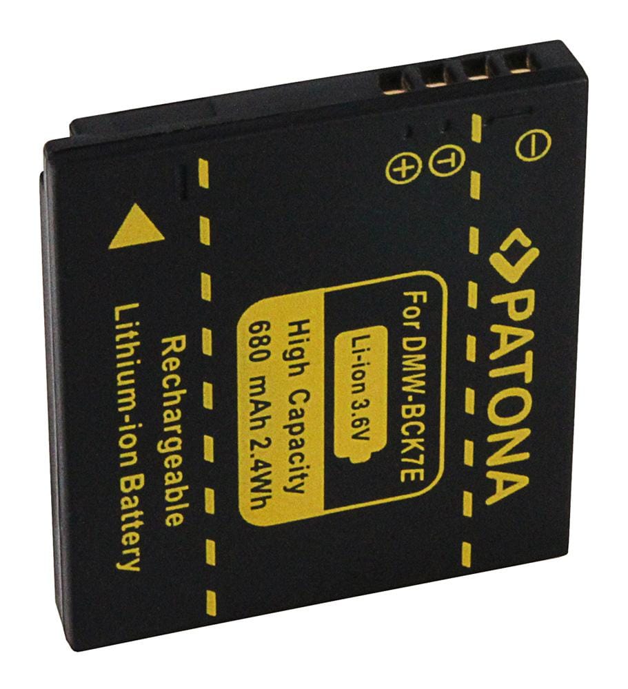 PATONA Batteria per Panasonic DMC-FH2 FH5 FH7 FH25 DMW-BCK7E