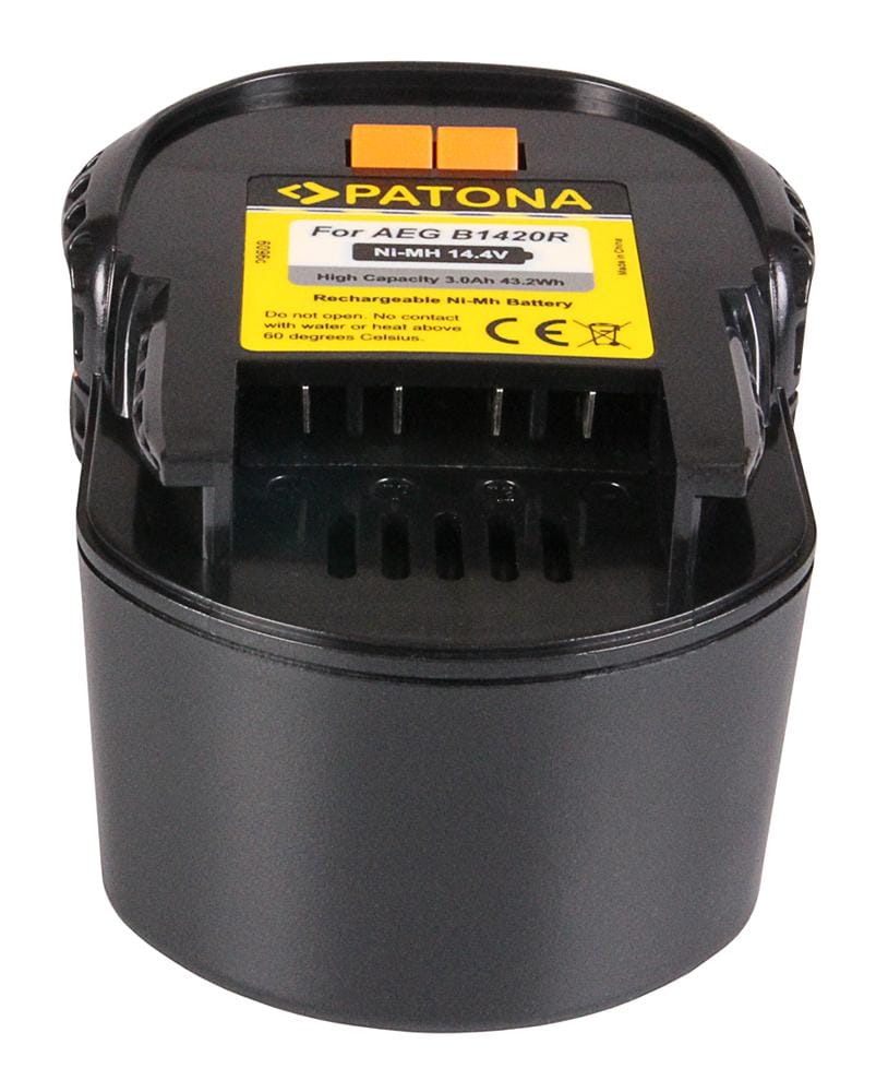 PATONA Batterie pour AEG BBM 14 STX‑R BS 14 X BS 14 XN BS 14 X‑R BS 14G BS14 GNC BSB – 14,4 V 3000 mAh Ni‑MH