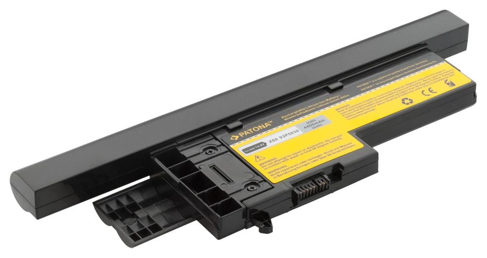 Bateria PATONA para IBM ThinkPad X60 1708 1709 2509 4400mAh Bateria PATONA para IBM ThinkPad X60 1708 1709 2509 4400mAh