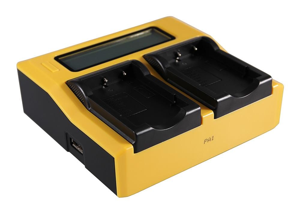 PATONA Dual LCD USB Caricatore per Fujifilm Fuji NP-40 Finepix F30 F-30 F31 F-31 F31fd F-31fd F402
