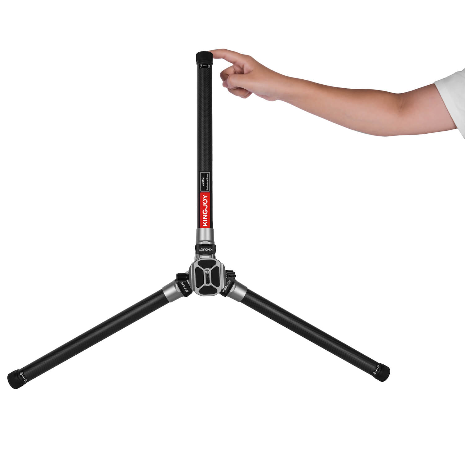 Travel tripod made of carbon C56C as a set with T20X tripod head Travel tripod made of carbon C56C as a set with T20X tripod head