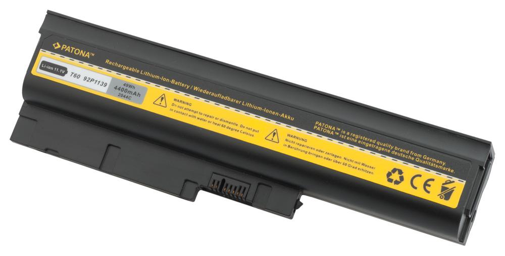 PATONA Bateria para IBM Lenovo ThinkPad T61 T60 R61 4400mAh PATONA Bateria para IBM Lenovo ThinkPad T61 T60 R61 4400mAh